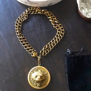 Ornate Lion head necklace